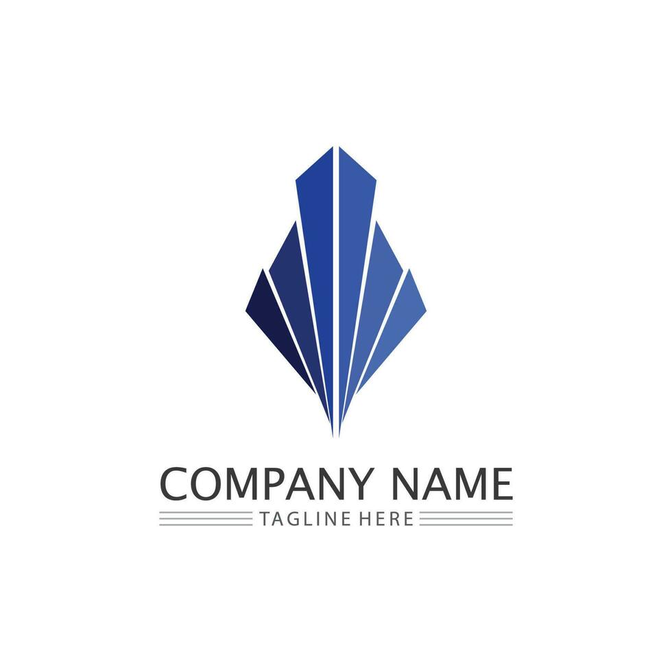 ícone de negócios e vetor de design de logotipo
