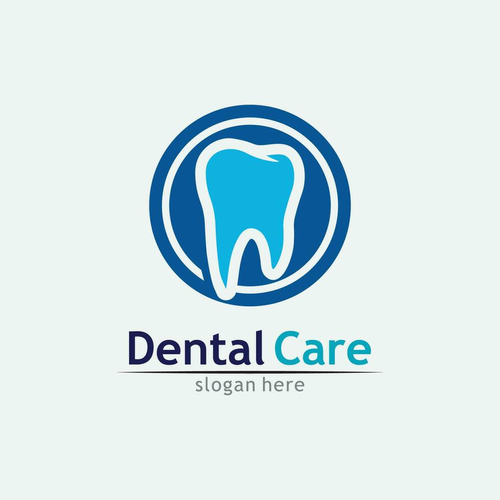 ilustração em vetor modelo logotipo dental