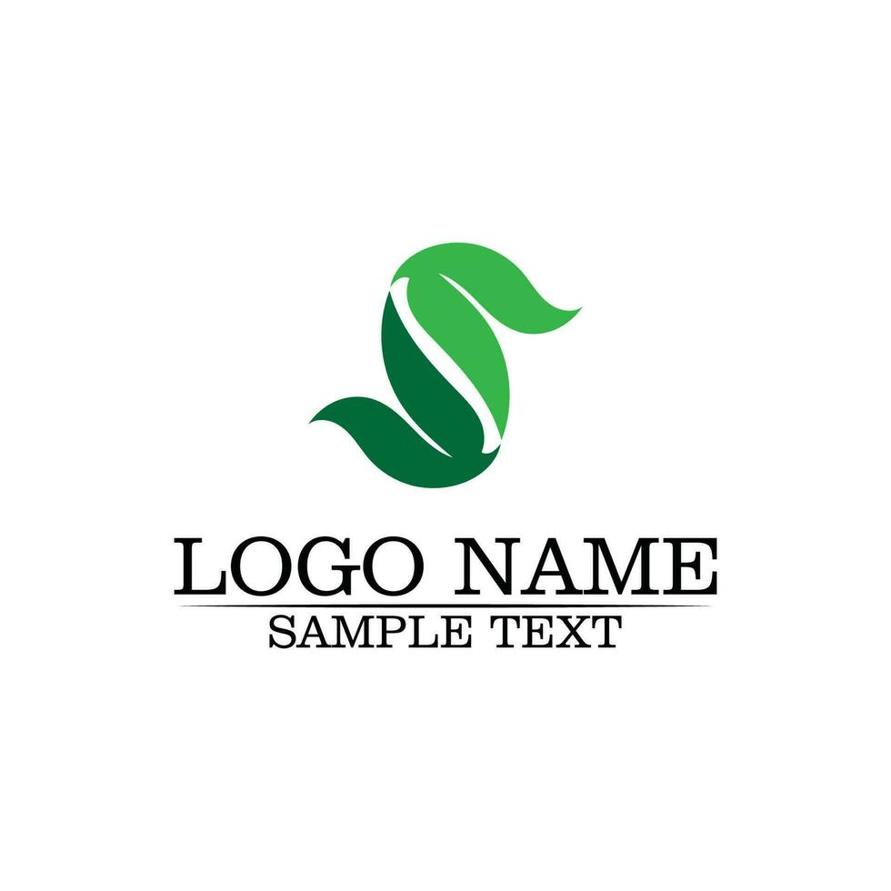 vetor de design de logotipo s carta corporativa de negócios