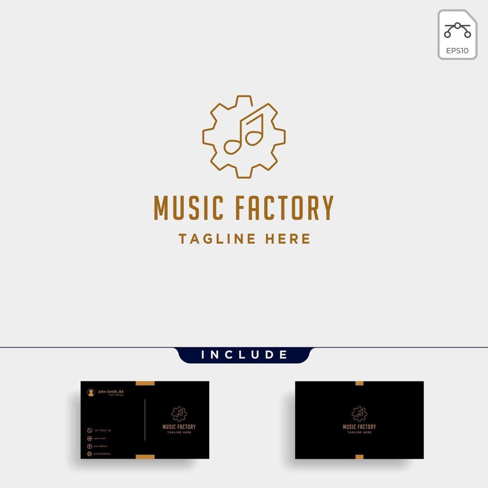 music gear logo design studio fone de ouvido microfone cassete vetor ícone monoline