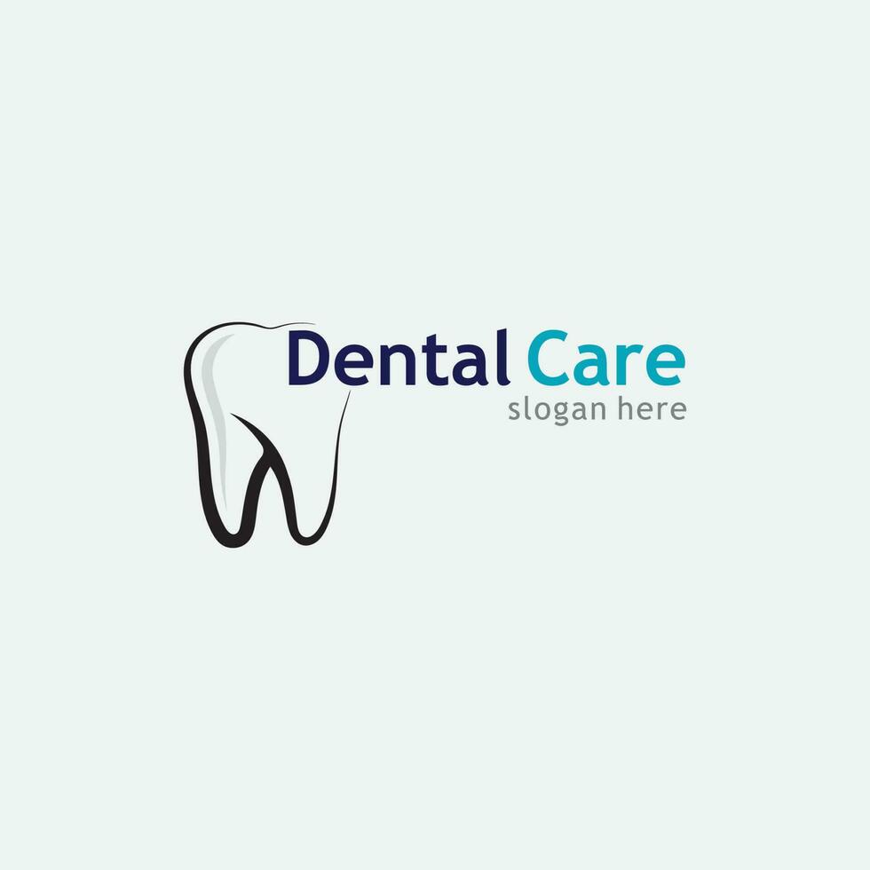 ilustração em vetor modelo logotipo dental