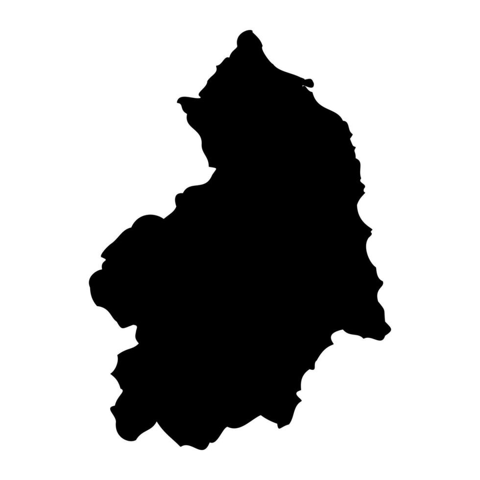 Northumberland mapa, cerimonial município do Inglaterra. vetor ilustração.