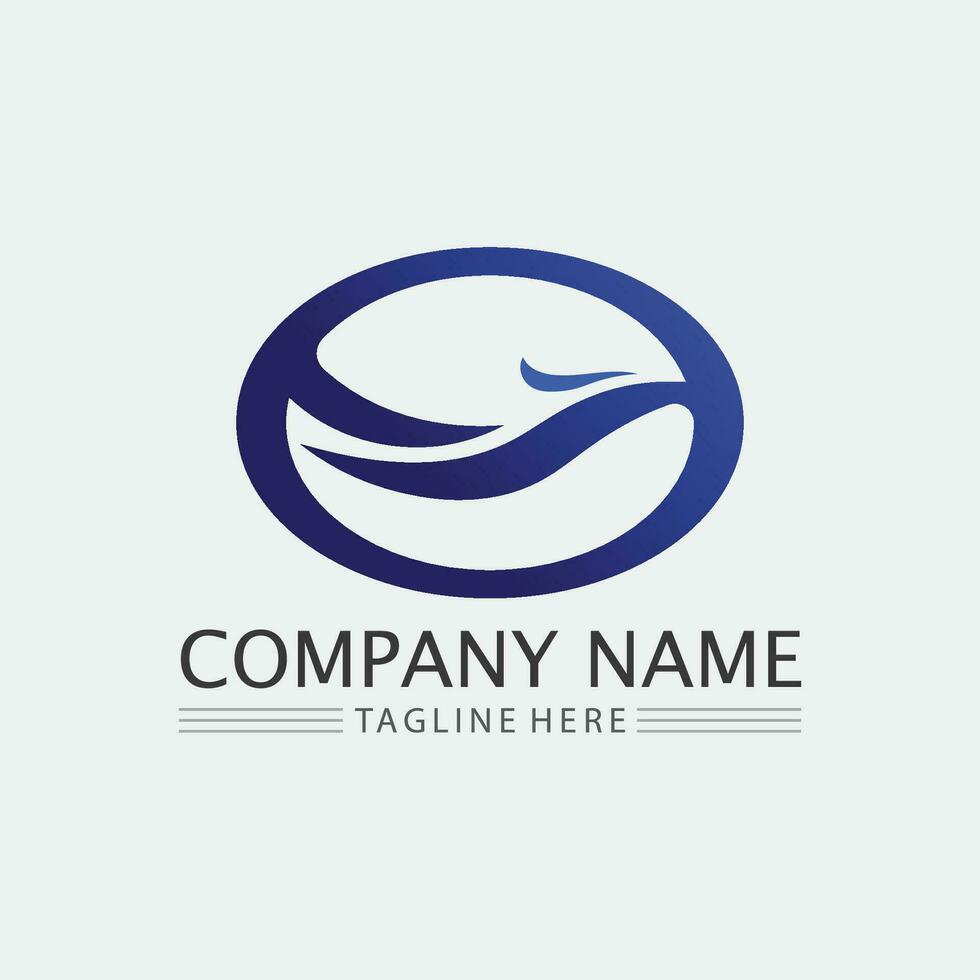 ícone de negócios e gráfico de vetor de design de logotipo