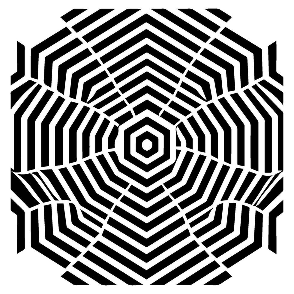 geométrico ilusão abstrato gráfico Projeto vetor
