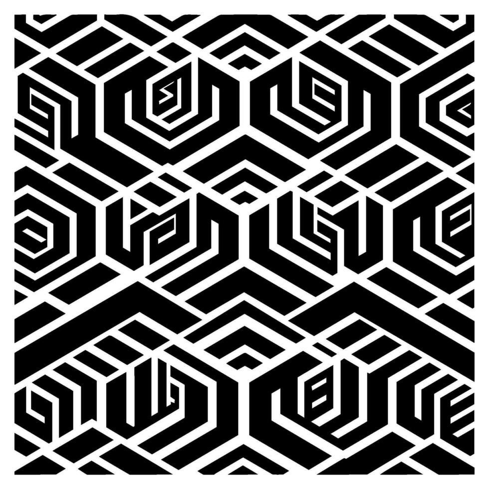 geométrico ilusão abstrato gráfico Projeto vetor