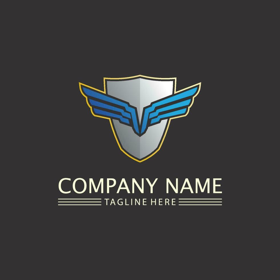 falcon logo template vector