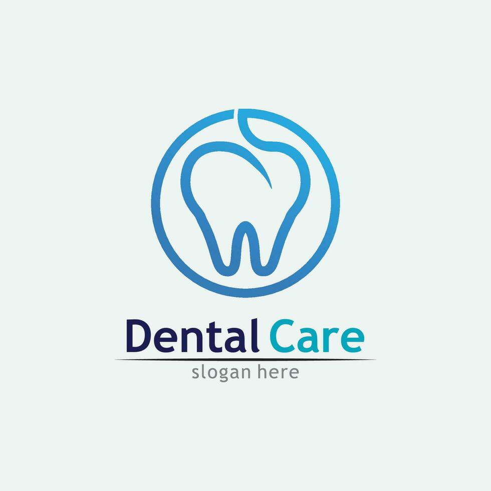 ilustração em vetor modelo logotipo dental