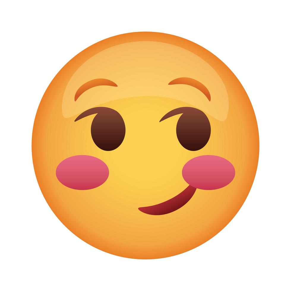 ícone de estilo plano clássico duvidoso emoji face vetor