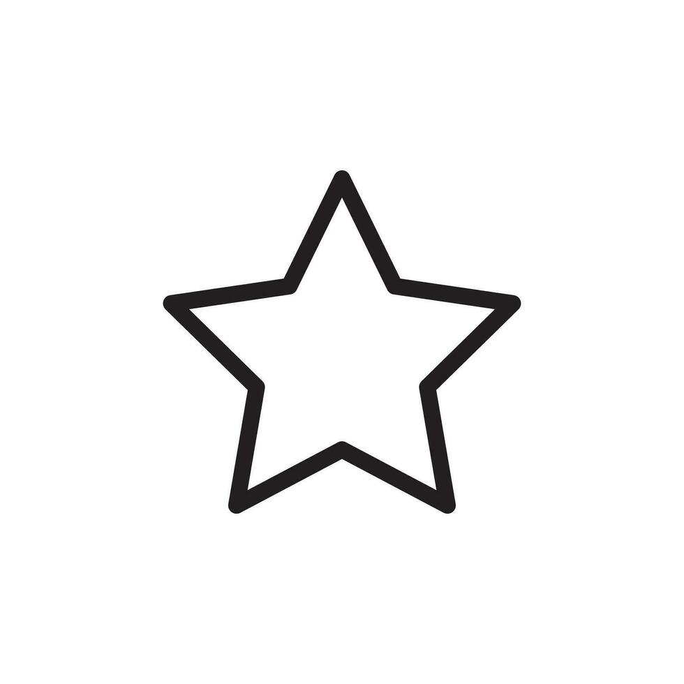 Estrela Avaliação ícone vetor