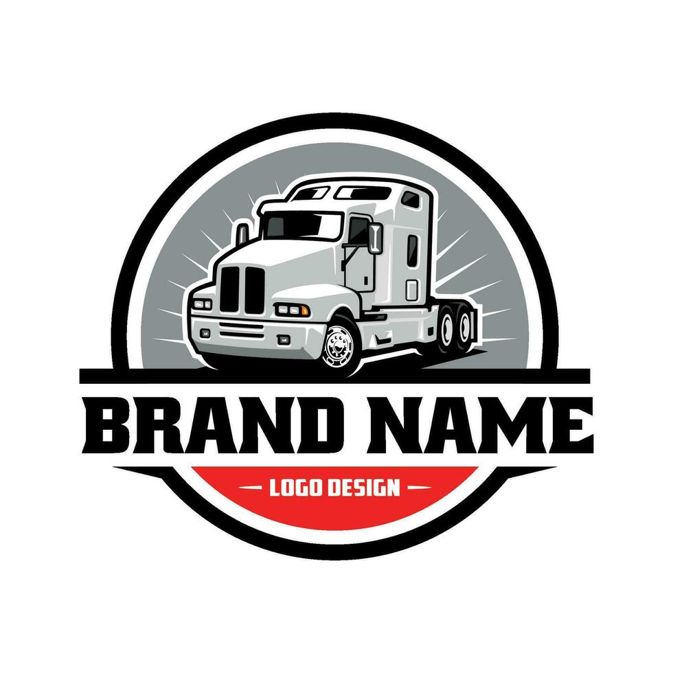 logotipo de caminhão. design de logotipo de vetor premium isolado. conceito de logotipo pronto