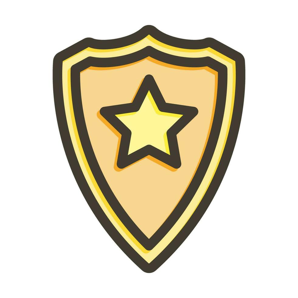design de ícone de distintivo de polícia vetor