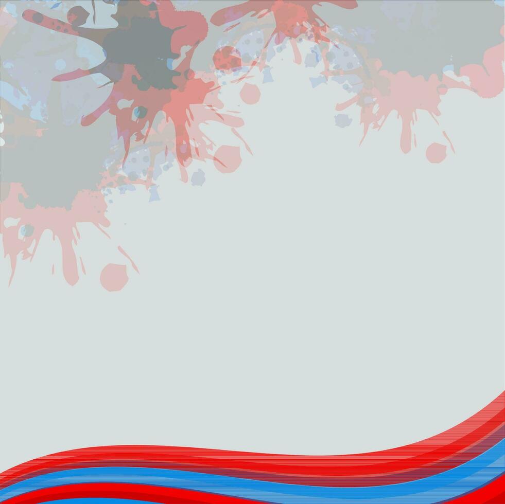 abstrato fundo com vermelho e azul splash. vetor