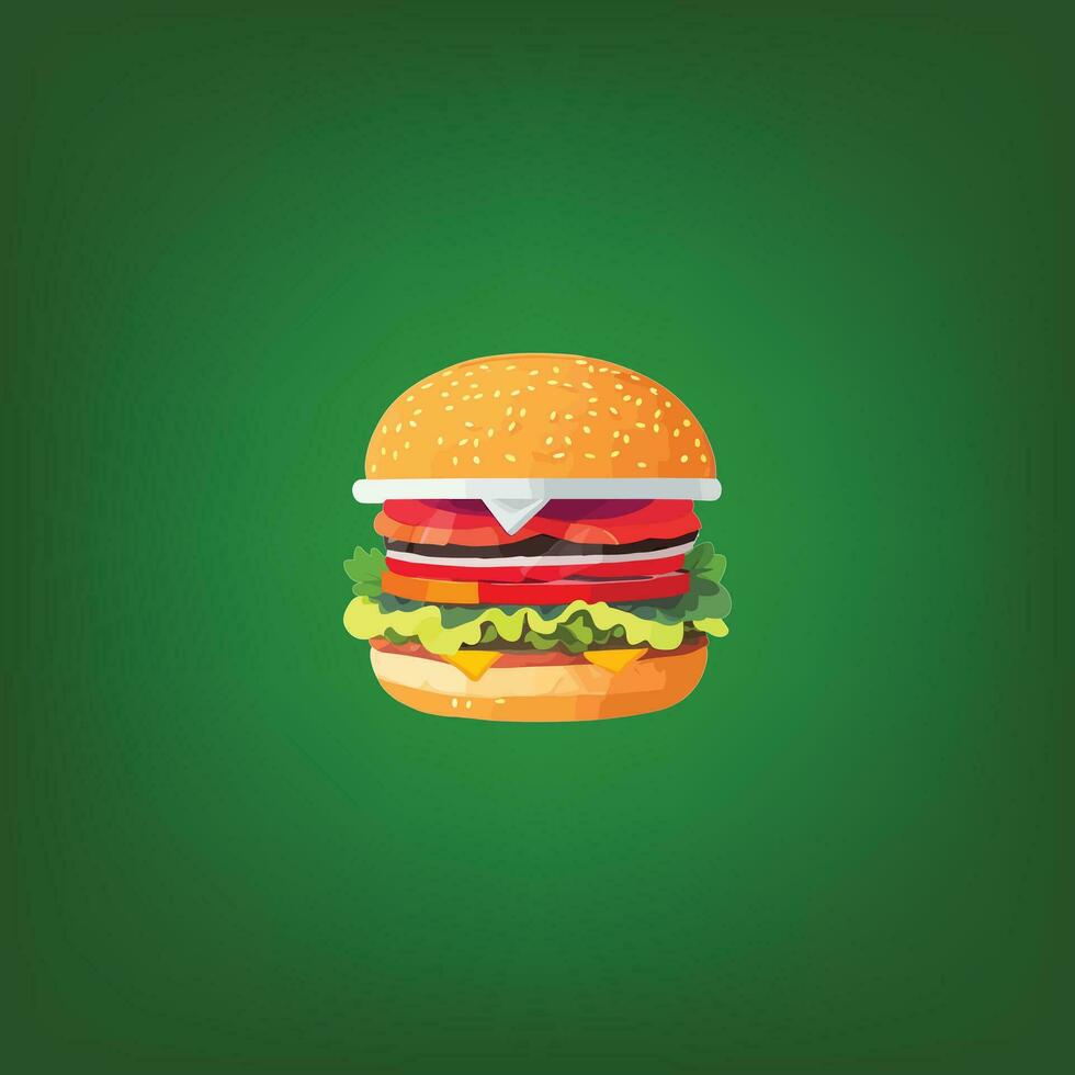 hamburguer vetor ilustração.