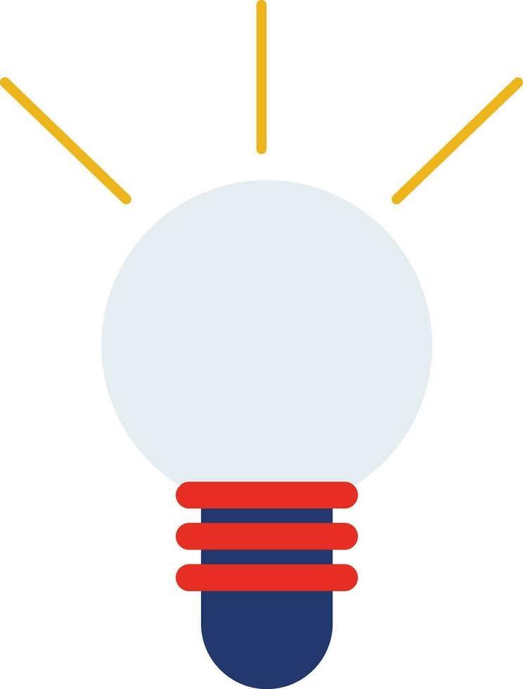 ilustração do uma lâmpada. vetor