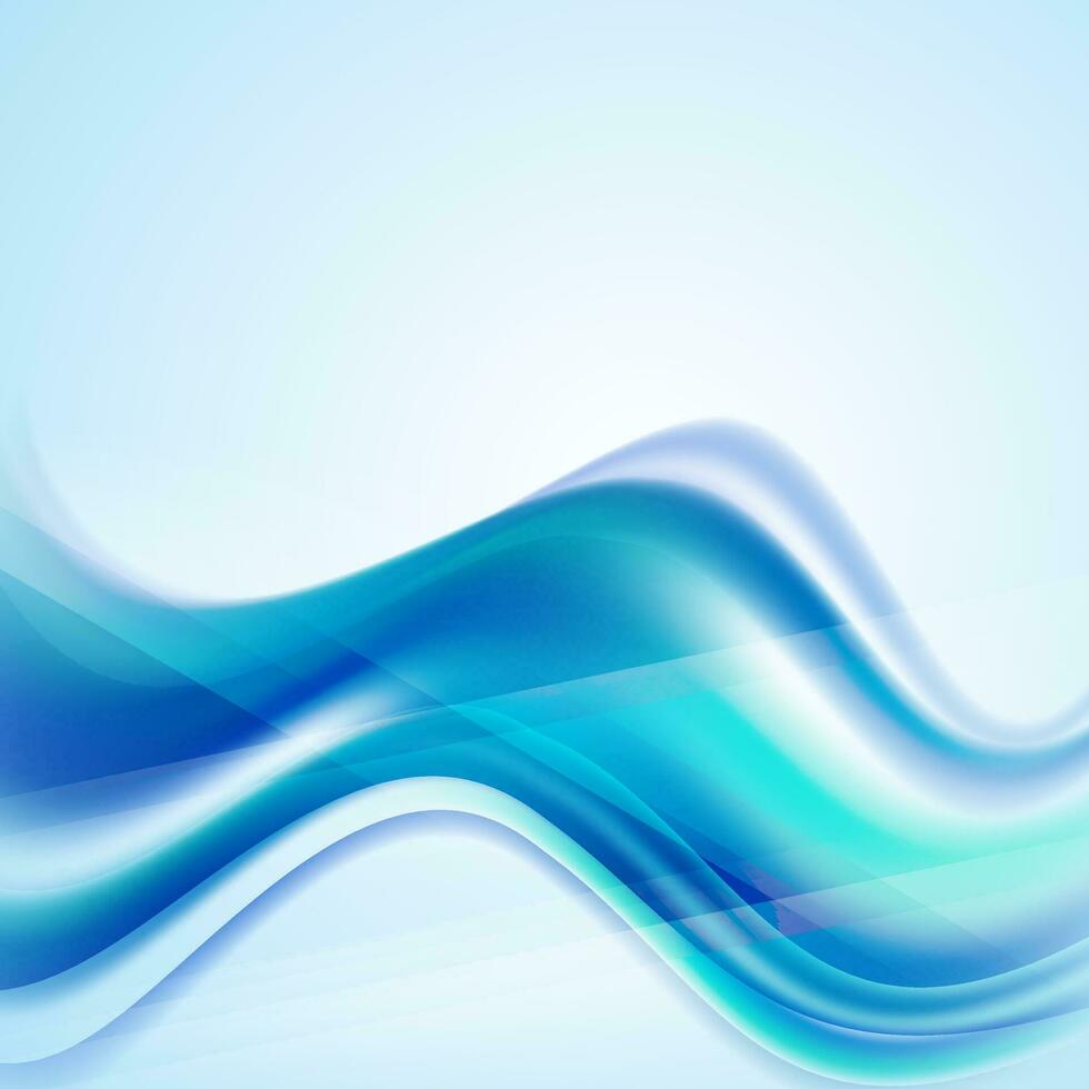 fundo abstrato onda azul. vetor