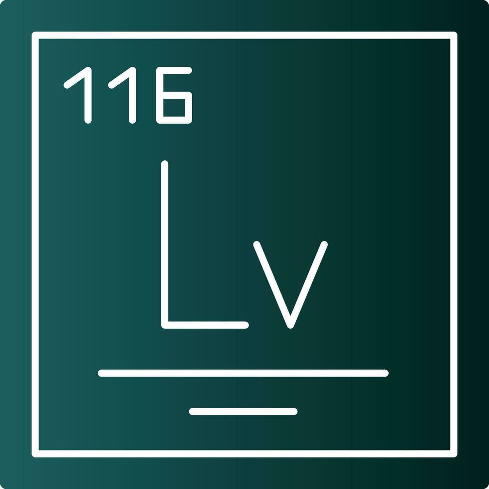 Livermorium vetor ícone Projeto