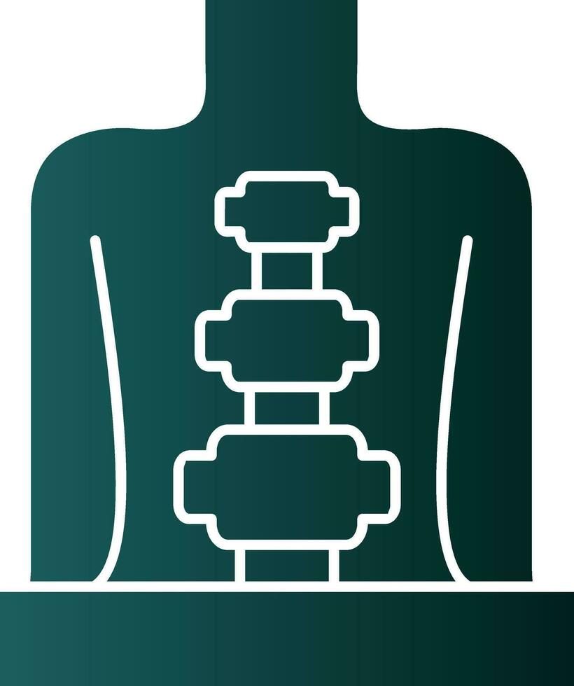 coluna vertebral vetor ícone Projeto