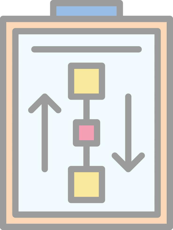 design de ícone de vetor de fluxo de trabalho