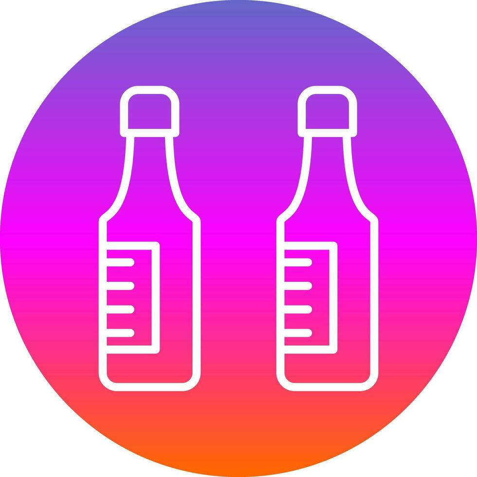 Cerveja garrafas vetor ícone Projeto