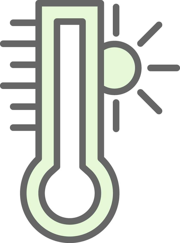 quente temperatura vetor ícone Projeto