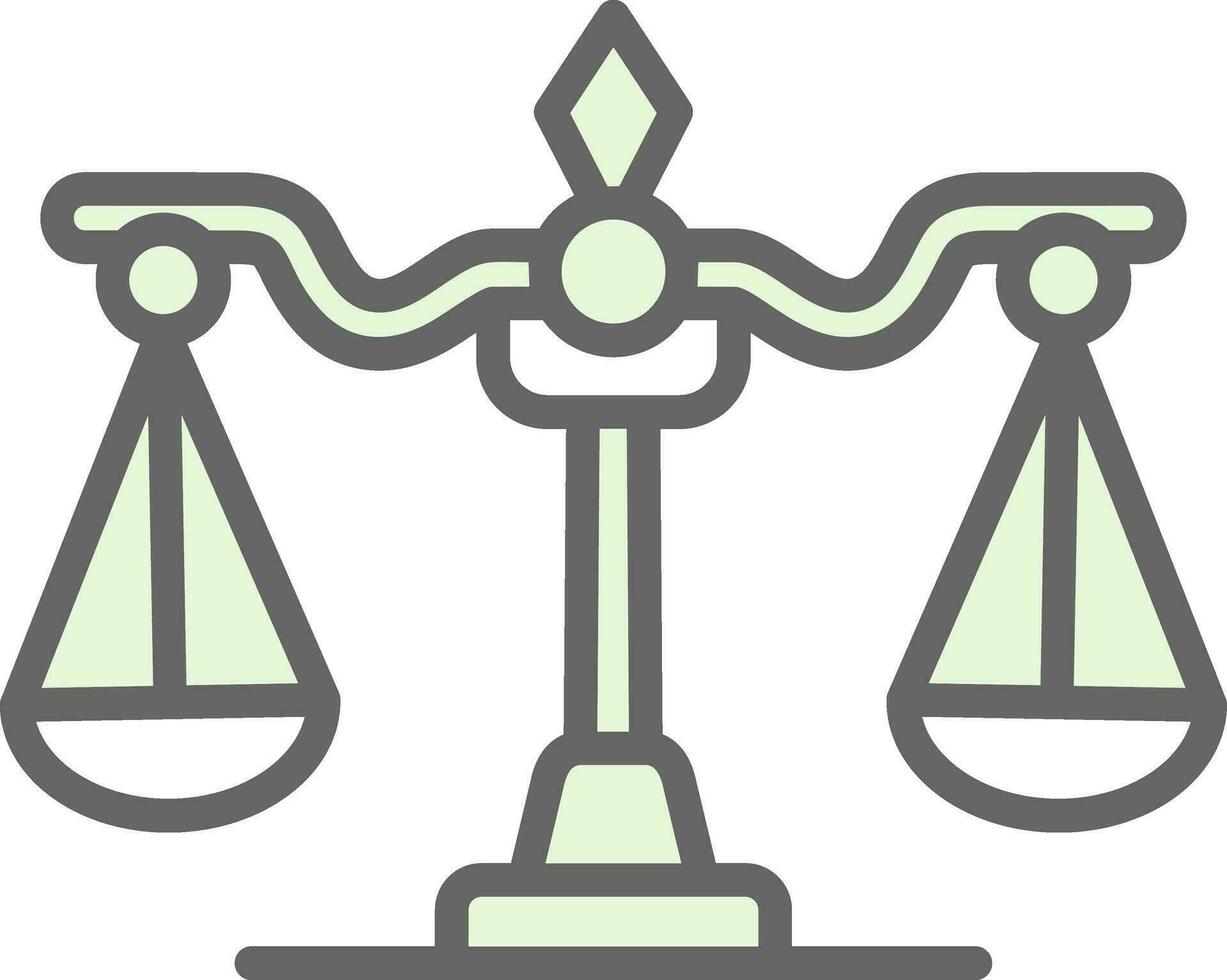 justiça escala vetor ícone Projeto