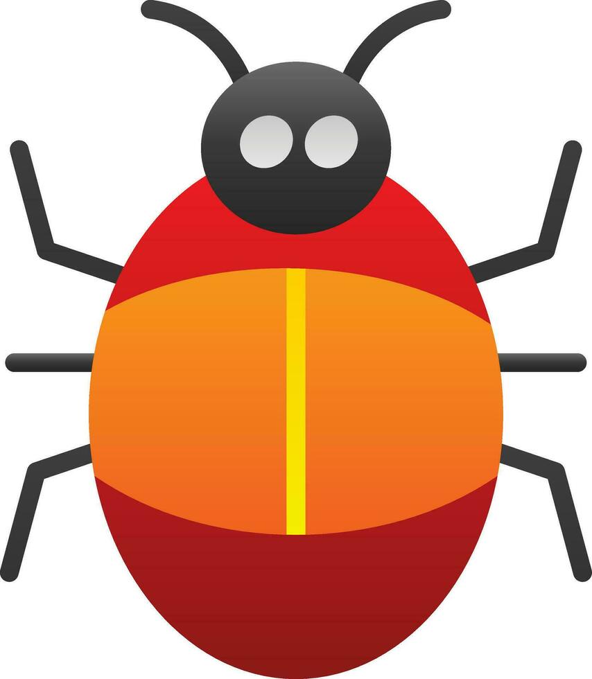 design de ícone de vetor de bug