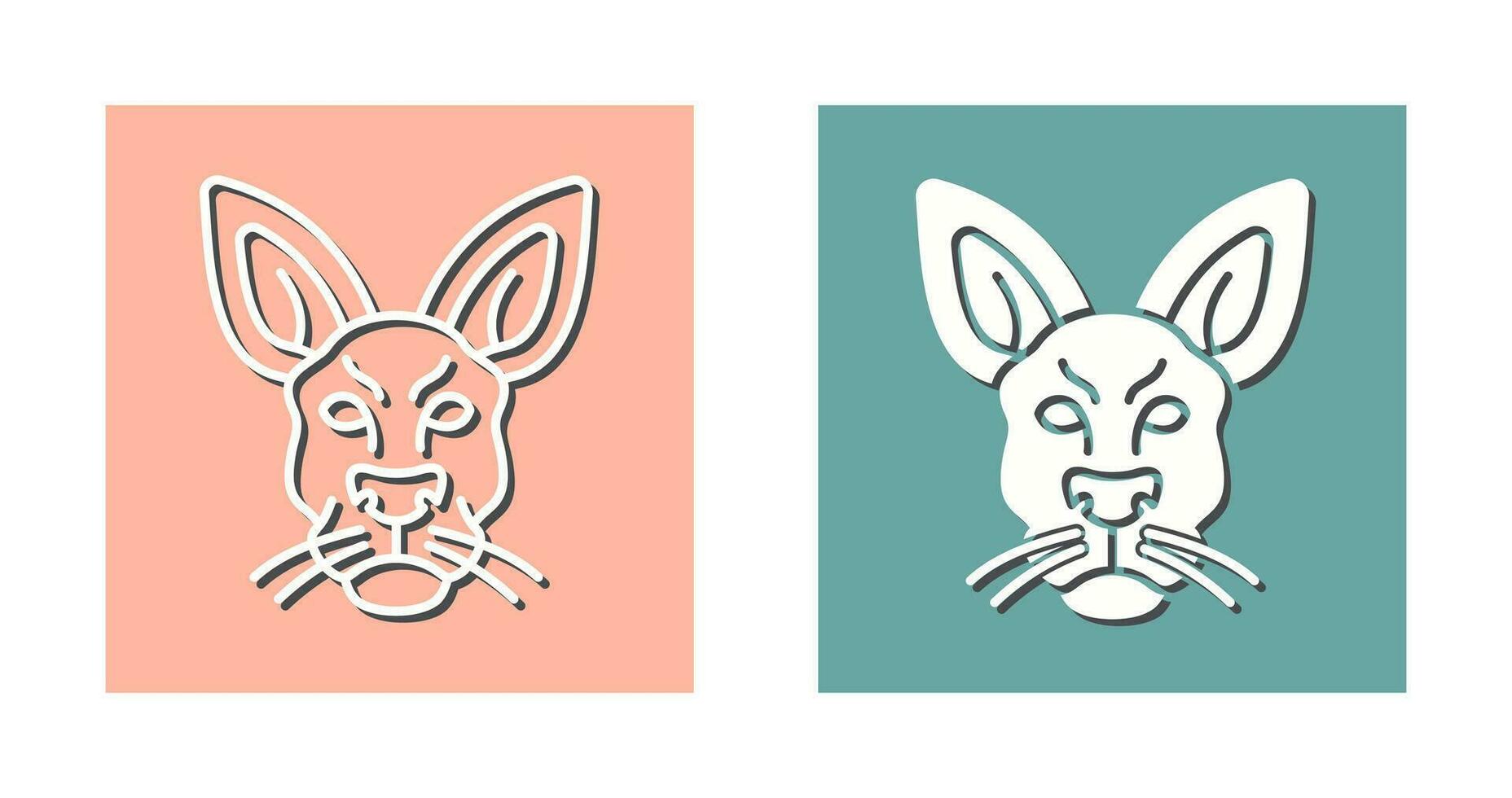 ícone de vetor de canguru