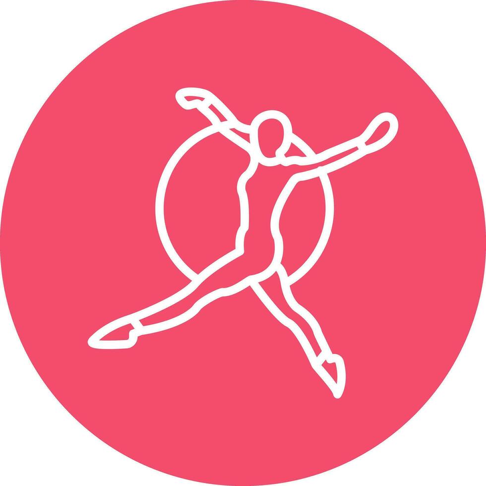 design de ícone de vetor de artista de trapézio
