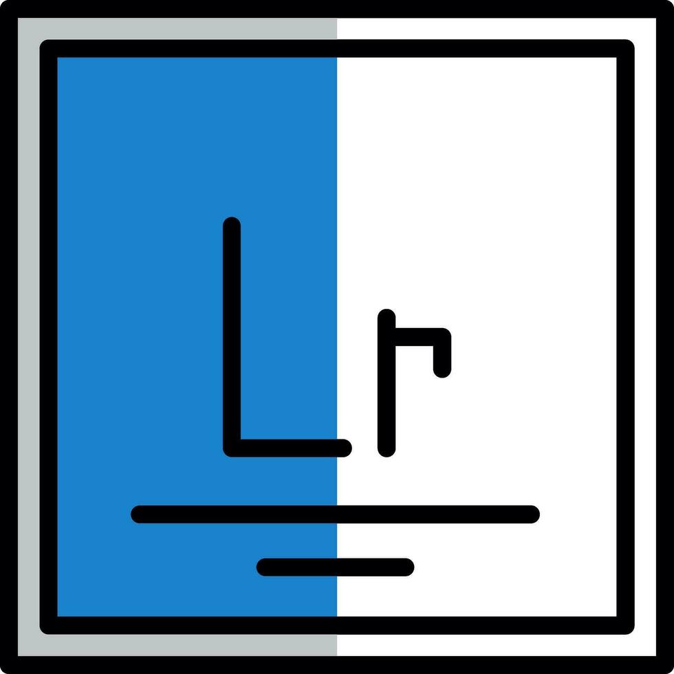 Lawrencium vetor ícone Projeto