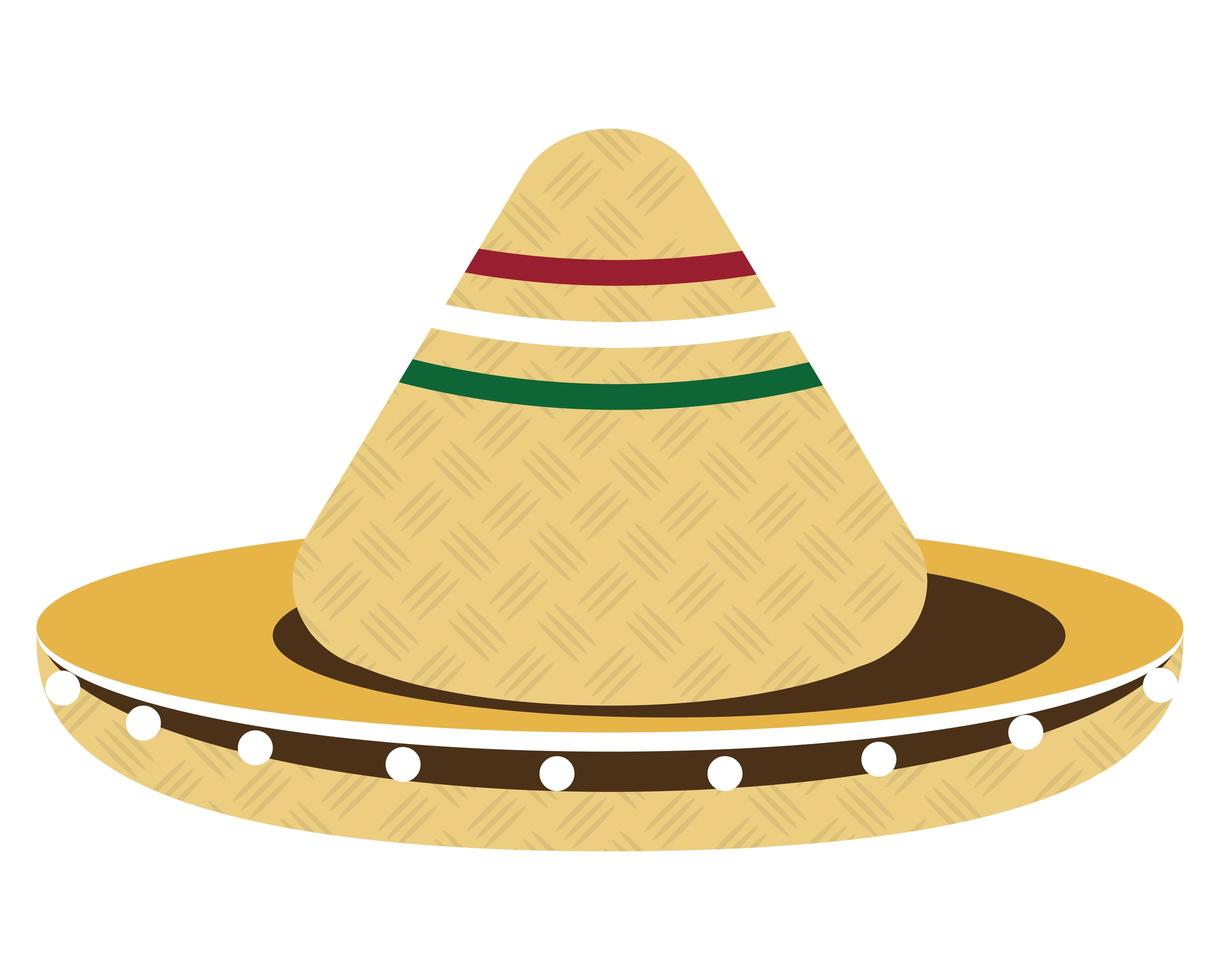 chapéu mexicano mariachi vetor