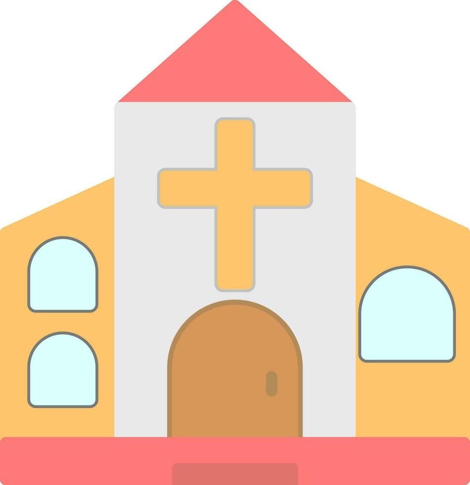 design de ícone de vetor de igreja