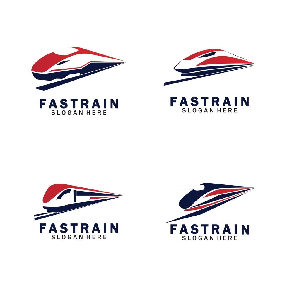 ilustração do vetor do logotipo do trem