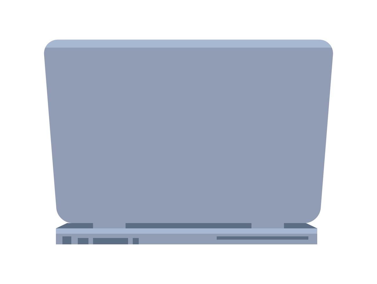 ícone isolado portátil de laptop vetor