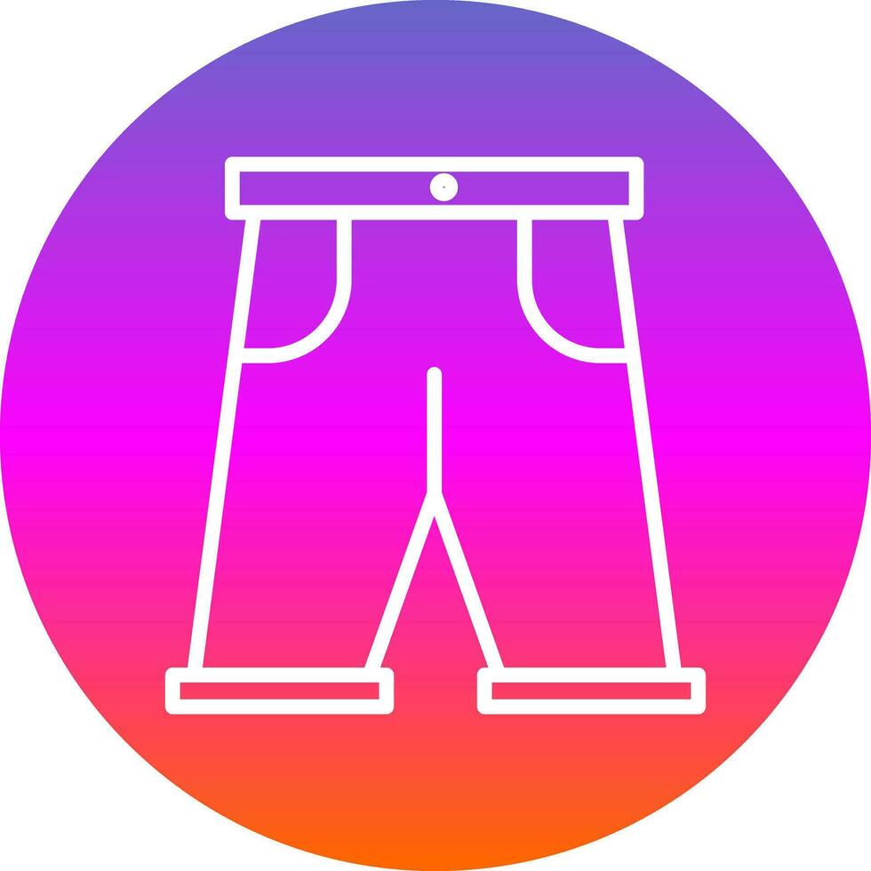 design de ícone de vetor de shorts