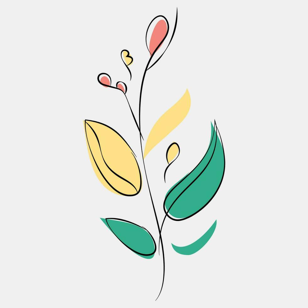 minimalista floral vetor arte ilustrações para ocasiões modelo vintage moda mão desenhado decoração