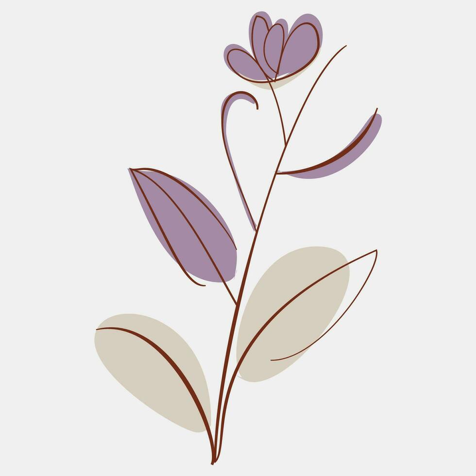 minimalista floral vetor arte ilustrações para ocasiões modelo vintage moda mão desenhado decoração