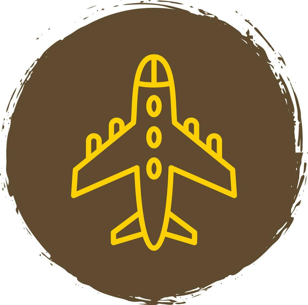 design de ícone de vetor de avião