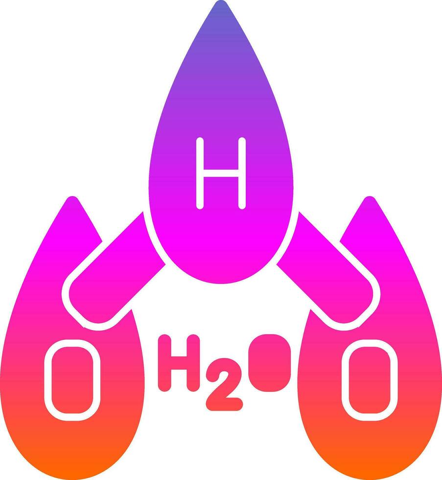 h2o vetor ícone Projeto