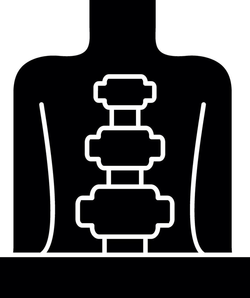 coluna vertebral vetor ícone Projeto