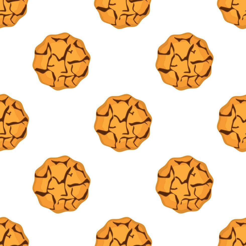 biscoito caseiro padrão gosto diferente em biscoito de massa vetor