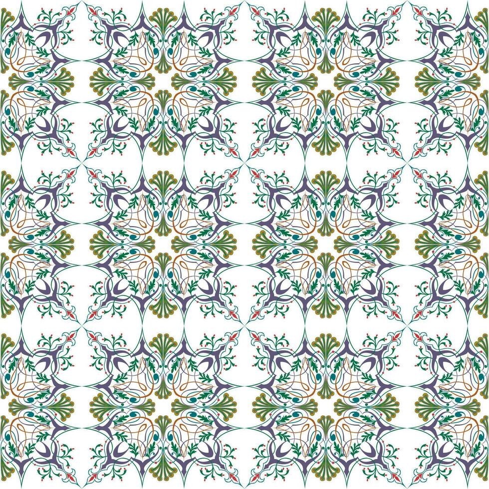 fundo abstrato com ornamento floral vetor