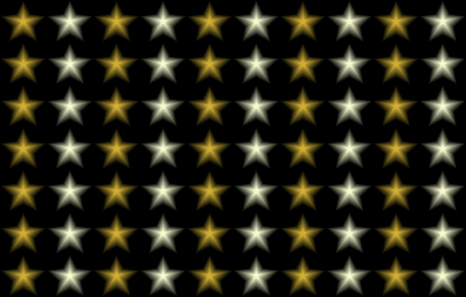 fundo com estrelas dentro ouro vetor