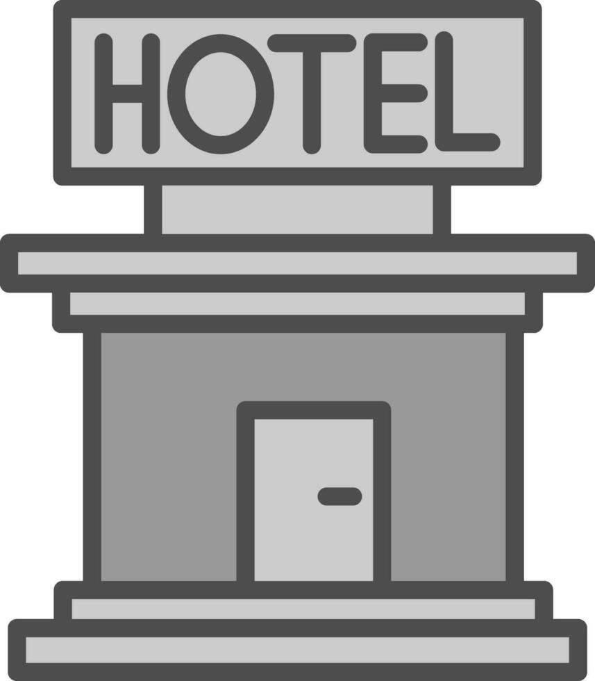 design de ícone de vetor de hotel