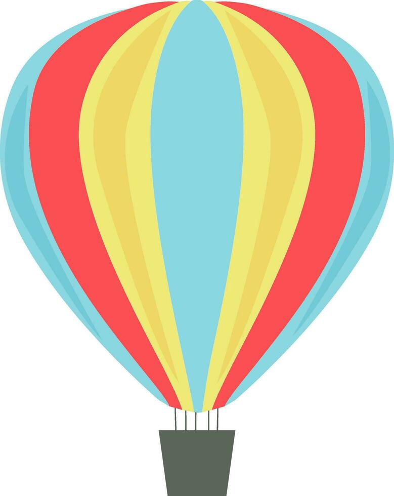 isolado ícone do uma quente ar balão. vetor