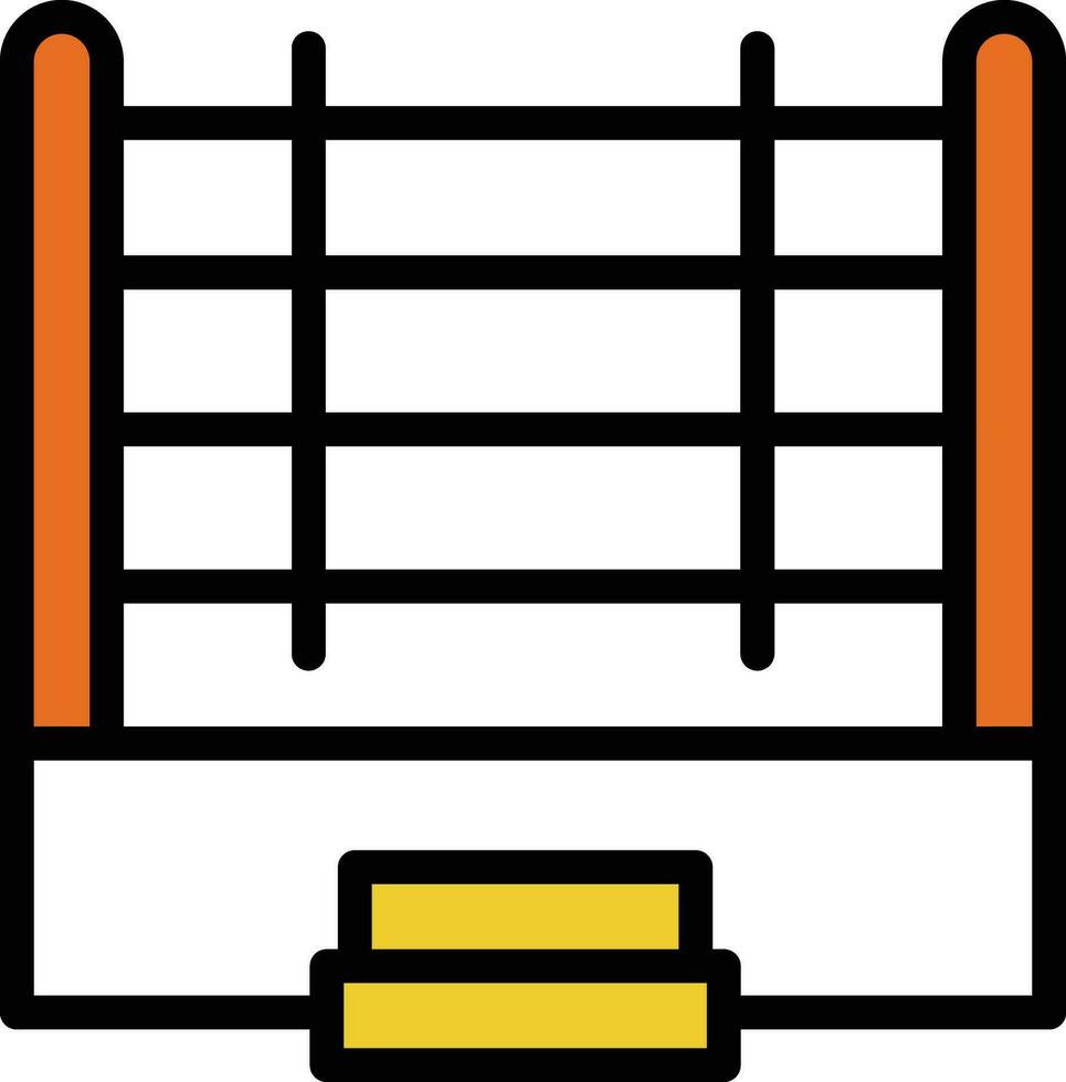 boxe anel vetor ilustração em uma background.premium qualidade símbolos.vetor ícones para conceito e gráfico Projeto.