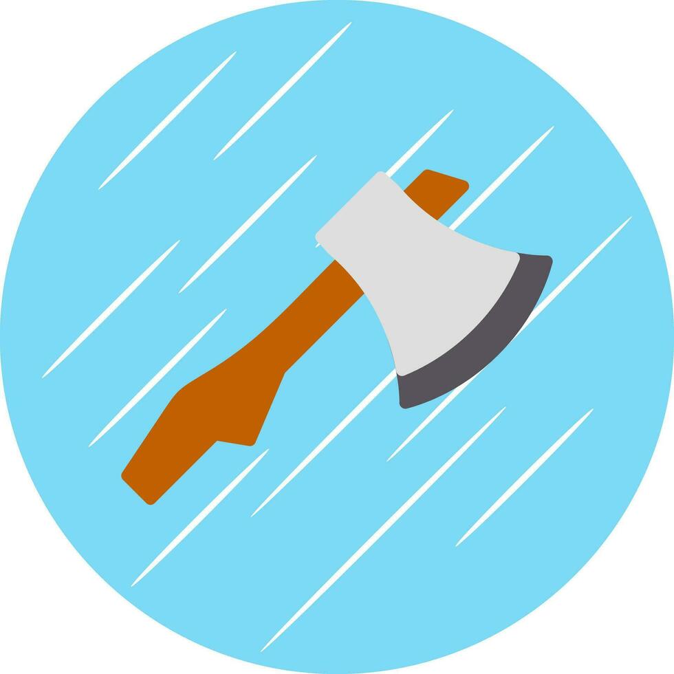 design de ícone de vetor de machado