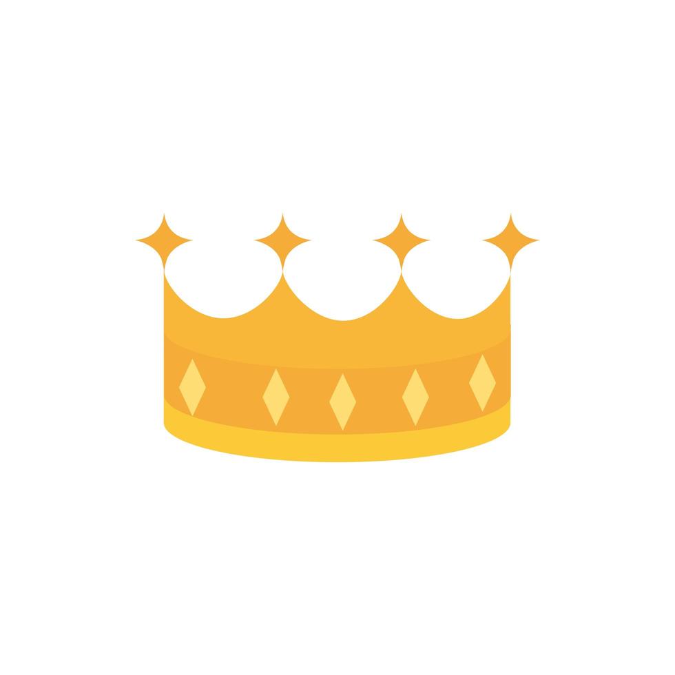 jóia da coroa do monarca da realeza do rei ou rainha vetor