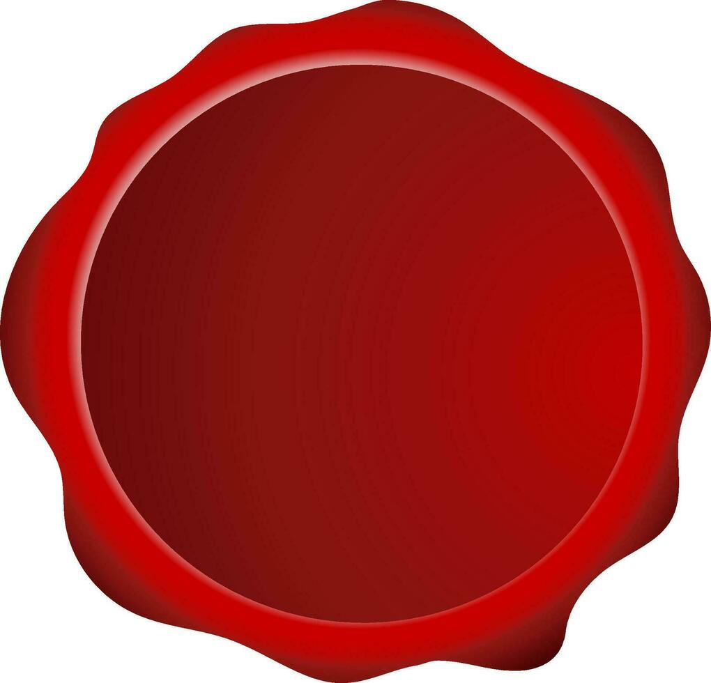 isolado ilustração do borracha toco dentro vermelho cor. vetor