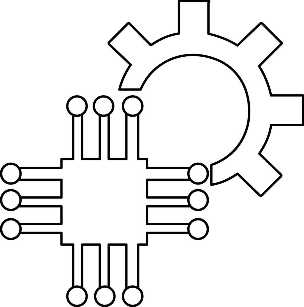 lasca com configuração dentro Preto linha arte. vetor