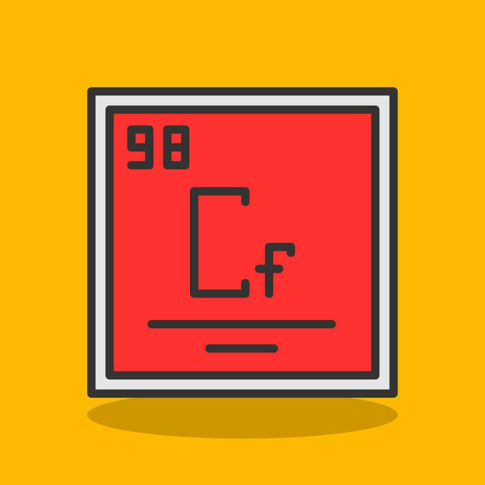 californium vetor ícone Projeto